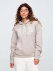GAP Bluza w kolorze szaro-beżowym rozmiar: M. Brązowe bluzy z kapturem damskie GAP, m. Za 135.81 zł.