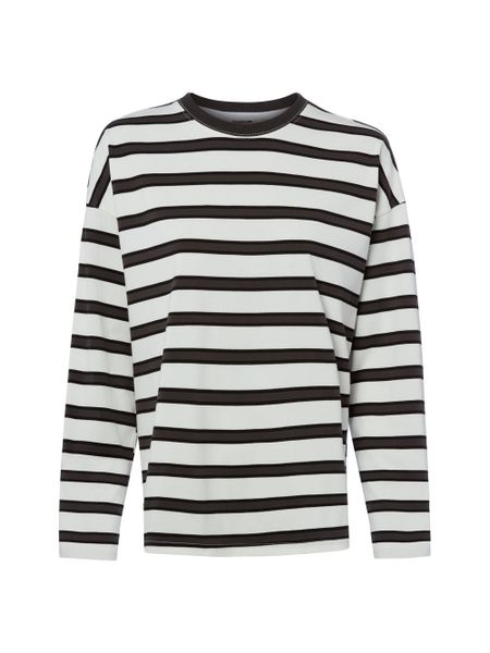 Noisy May Koszulka z długim rękawem Kobiety Bawełna biały|szary, S. Białe t-shirty damskie Noisy may, s, bez wzorów, z bawełny, bez kołnierzyka. Za 89.95 zł.