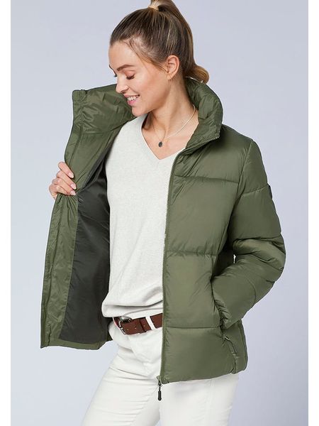 Polo Sylt Kurtka pikowana w kolorze zielonym rozmiar: XXL. Zielone kurtki damskie Polo Sylt, xxl, bez wzorów, bez kaptura. Za 135.17 zł.