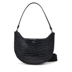 Torebka Lacoste. Czarne torebki klasyczne damskie Lacoste, bez wzorów, bez dodatków. Za 559.99 zł.