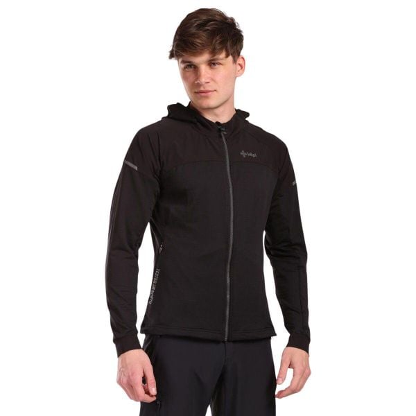 Bluza z kapturem Kilpi Memphis. Czarne bluzy z kapturem męskie Kilpi, l, z materiału. Za 267.13 zł.