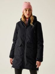 Regatta Kurtka zimowa "Gwynn" w kolorze czarnym rozmiar: 42. Czarne kurtki damskie Regatta, na zimę, bez wzorów, z puchu, bez kaptura. Za 457.95 zł.