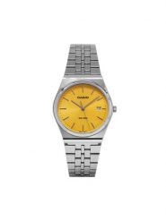 Casio Zegarek MTP-B145D-9AVEF Srebrny. Szare, analogowe zegarki męskie Casio, srebrne. Za 339.99 zł.
