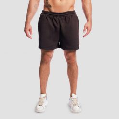 Szorty męskie fitness oversize brązowe Aura. Brązowe szorty męskie GYMBEAM, m, z bawełny, na fitness i siłownię. Za 118.90 zł.