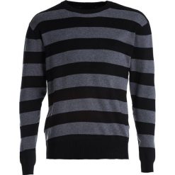 Czarny Sweter Perugia. Czarne swetry męskie Born2be, na jesień, l, bez wzorów, bez kołnierzyka. Za 59.99 zł.