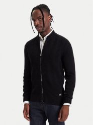 KARL LAGERFELD Kardigan 655029 564308 Czarny Regular Fit. Czarne kardigany męskie Karl Lagerfeld, m, bez wzorów, z syntetyku, bez kołnierzyka. Za 939.99 zł.