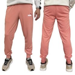 Spodnie sportowe dresowe męskie Puma Ess+ 2 Col Logo. Fioletowe spodnie sportowe męskie Puma, z dresówki. Za 119.00 zł.