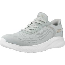 Buty SKECHERS BOBS SQUAD CHAOS Zielony. Zielone buty sportowe na co dzień damskie Skechers, bez wzorów, trekkingowe, Skechers Sport. Za 342.41 zł.