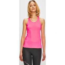 Under Armour - Top. Czarne topy damskie Under Armour, l, bez wzorów, z dzianiny, bez kołnierzyka. W wyprzedaży za 99.90 zł.