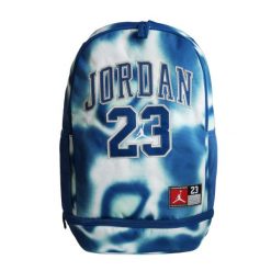 Plecak szkolny Nike Air Jordan Jersey Backpack - 9A0780-U1R. Niebieskie plecaki damskie Jordan, bez wzorów, z jersey. Za 259.00 zł.
