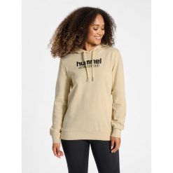 Sweat bluza z kapturem dla kobiet Hummel Booster. Brązowe bluzy sportowe damskie HUMMEL, xs, z bawełny. Za 240.65 zł.