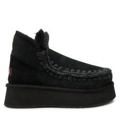 Śniegowce Mou. Czarne śniegowce damskie Mou. Za 749.99 zł.