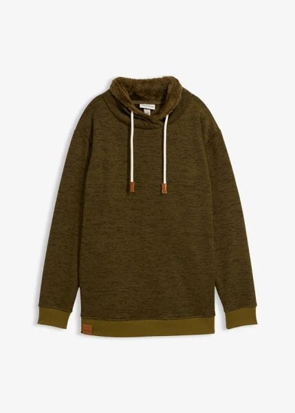Długa bluza. Zielone bluzy bez kaptura damskie bonprix. Za 99.99 zł.