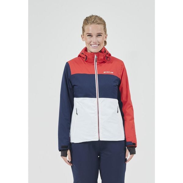 Kurtka narciarska damska Whistler Kamille W Ski Jacket W-PRO 10000. Czerwone kurtki damskie WHISTLER, bez wzorów, bez kaptura, narciarskie. Za 399.99 zł.