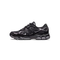 Buty ASICS GEL-NYC Szary ciemny/Czarny. Czarne obuwie do biegania damskie Asics. Za 669.90 zł.
