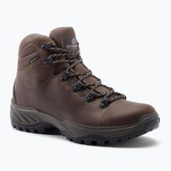 Buty trekkingowe męskie SCARPA Terra GTX. Brązowe buty trekkingowe męskie Scarpa, z gore-texu, bez zapięcia, trekkingowe, gore-tex. Za 852.49 zł.