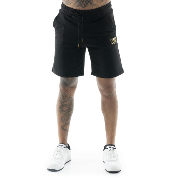 Spodnie dresowe z bawełna z sznurek regulacyjny na co dzień. Czarne spodnie sportowe męskie LEONE 1947 APPAREL, bez wzorów, z bawełny, sportowe. W wyprzedaży za 79.36 zł.