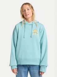 Billabong Bluza Ready And Set EBJSF00184 Turkusowy Loose Fit. Niebieskie bluzy bez kaptura damskie Billabong, m, z bawełny. Za 299.99 zł.