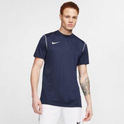 Koszulka treningowa męska Nike Park 20. Niebieskie t-shirty sportowe męskie Nike, m, bez ramiączek, do piłki nożnej. Za 134.00 zł.