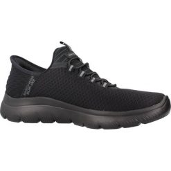 Buty sportowe Sneakersy męskie, Skechers Summits - High Range Slip-Ins. Czarne buty sportowe na co dzień męskie Skechers, z gumy, bez zapięcia, trekkingowe. Za 483.00 zł.