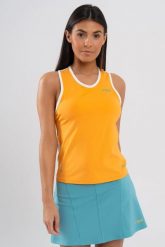 Damski tank top Nox Pro. Brązowe topy sportowe damskie nox, m, bez wzorów, z elastanu, bez ramiączek. Za 191.30 zł.