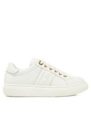 Tommy Hilfiger Sneakersy Low Cut Lace-Up Sneaker T3A9-33745-1439 M Biały. Białe buty sportowe dziewczęce Tommy Hilfiger, bez wzorów, ze skóry, bez zapięcia. Za 229.99 zł.