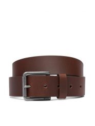 BOSS Pasek Joris 50558689 Brązowy ciemny. Brązowe paski męskie Boss, bez wzorów, ze skóry. Za 229.99 zł.