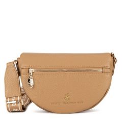 Torebka Beverly Hills Polo Club. Brązowe listonoszki damskie Beverly Hills Polo Club, bez wzorów, bez dodatków. Za 179.99 zł.