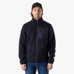 Bluza polarowa rozpinana Turystyka Męska Swedemount Lofoten Pile Jacket. Niebieskie bluzy bez kaptura męskie SWEDEMOUNT, m, z polaru. Za 399.99 zł.