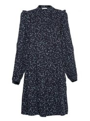 MOSS COPENHAGEN Sukienka "Etha Raye" w kolorze granatowo-turkusowym rozmiar: XS. Niebieskie sukienki damskie MOSS COPENHAGEN, xs, bez wzorów, z wiskozy, bez kołnierzyka, bez ramiączek, midi. Za 74.46 zł.