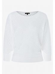 More & More Sweter w kolorze białym rozmiar: 38. Białe swetry klasyczne damskie MORE & MORE, bez kołnierzyka. Za 109.95 zł.