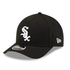 Czapka baseballowa Chicago White Sox. Czarne czapki męskie New Era, bez wzorów, casualowe. Za 227.50 zł.