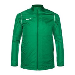 Kurtka piłkarska męska Nike Park 20 Rain Jacket. Zielone kurtki męskie Nike, m, bez wzorów, sportowe, bez kaptura. Za 155.00 zł.