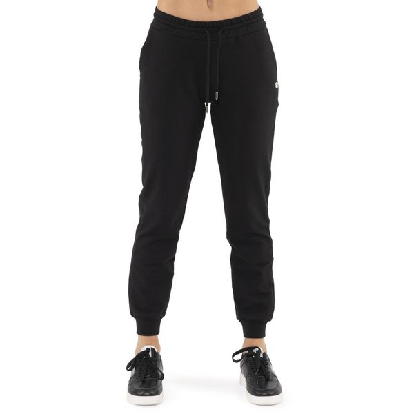 Leone 1947 Nigdy bez Damen Winterhose mit Bündchen. Czarne spodnie dresowe damskie LEONE 1947 APPAREL, bez wzorów, z bawełny. W wyprzedaży za 108.70 zł.