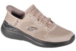 Buty sportowe Sneakersy męskie, Skechers Slip-Ins: Bounder 2.0 - Emerged. Brązowe buty sportowe na co dzień męskie Skechers, z materiału, bez zapięcia, trekkingowe. Za 389.99 zł.