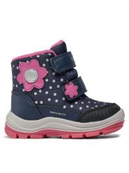 Geox Śniegowce B Flanfil Girl B Abx B363WB 0MNBC C4268 M Granatowy. Niebieskie kozaki dziewczęce Geox, ze skóry. Za 419.99 zł.