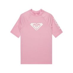 Koszulka rash vest z krótkim rękawem dla Dziewczynki WHOLEHEARTED Różowy. Czerwone koszulki dziewczęce Roxy, bez wzorów, z elastanu, bez ramiączek. Za 109.99 zł.