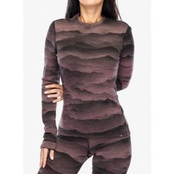 Bluza termoaktywna damska Odlo Merino Ridgelines BL Top Crew Neck LS. Brązowe bluzy bez kaptura damskie Odlo. Za 471.99 zł.