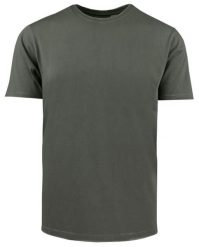 Męski T-Shirt -Brave Soul- Delikatny Efekt Sprania Tkaniny - Khaki. Zielone t-shirty męskie Brave Soul, na lato, l, bez wzorów, z bawełny, bez kołnierzyka. Za 59.00 zł.