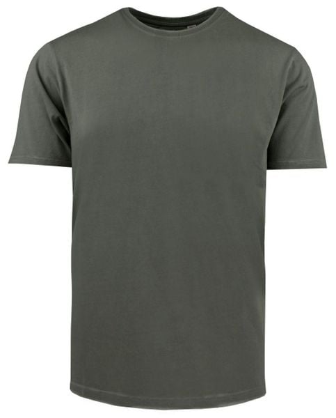 Męski T-Shirt -Brave Soul- Delikatny Efekt Sprania Tkaniny - Khaki. Zielone t-shirty męskie Brave Soul, na lato, l, bez wzorów, z bawełny, bez kołnierzyka. Za 59.00 zł.