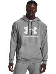 Under Armour Bluza "Rival" w kolorze szarym rozmiar: M. Szare bluzy z kapturem męskie Under Armour, m. Za 144.95 zł.