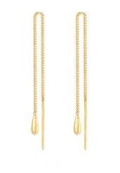 Elli Damskie kolczyki wiszące krople Drop Pull Through Basic ze srebra próby 925 Sterling Silver Kolczyki 1 ct. Szare kolczyki damskie Elli, srebrne. Za 168.99 zł.