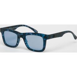 Adidas Originals - Okulary AORP002. Niebieskie okulary przeciwsłoneczne męskie adidas Originals, z materiału, prostokątne. W wyprzedaży za 129.90 zł.