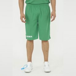 Spoden do biegania Portland zielone. Zielone szorty sportowe męskie Legea, m, z bawełny, do biegania. Za 64.00 zł.