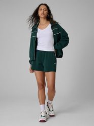 4F Spodenki dresowe z modalem damskie - zielone XL. Zielone spodenki sportowe damskie 4f, bez wzorów, z dresówki, eleganckie. Za 129.99 zł.
