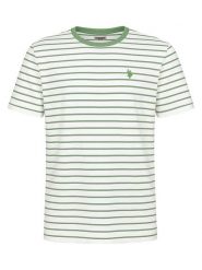 U.S. Polo Assn. Koszulka w kolorze zielono-białym rozmiar: 3XL. Zielone koszulki polo męskie U.S. Polo Assn., s, bez wzorów, z bawełny, bez ramiączek. Za 83.42 zł.