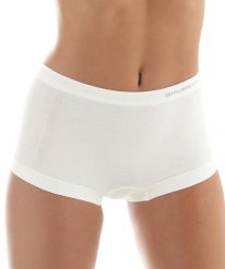 Bokserki damskie z wełną merino Brubeck COMFORT WOOL. Czarne bokserki i panty damskie Brubeck, m, bez wzorów, z dzianiny. Za 57.99 zł.