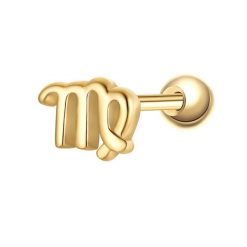 Glanzstücke München Piercing Sterling Silber gelbgold Kolczyki 1 ct Damski. Żółte kolczyki damskie Glanzstücke München, pozłacane. Za 110.49 zł.