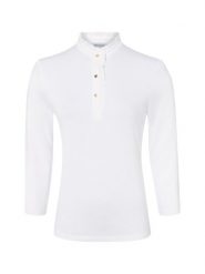 More & More Koszulka z długim rękawem Kobiety wiskoza biały, 42. Białe t-shirty damskie MORE & MORE, bez wzorów, z wiskozy, bez kołnierzyka. Za 239.95 zł.
