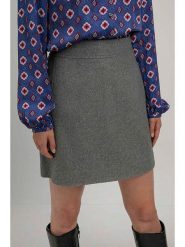 Josephine & Co Spódnica "Sil" w kolorze szarym rozmiar: 42. Szare spódniczki damskie Josephine & Co, bez wzorów, z wełny, mini, proste. Za 241.95 zł.